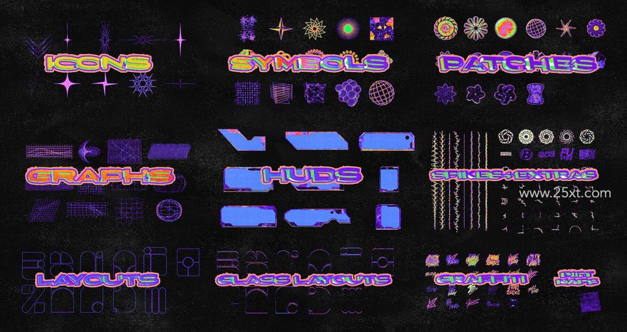 25xt-165195-3D GRAPHIC PACK_01 - Over 150 Graphics Elements for Cinema 4D and Photoshop3.jpg