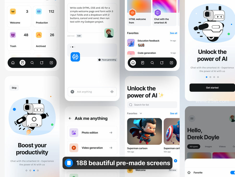 25xt-173146-Brainwave - AI iOS UI Kit2.jpg