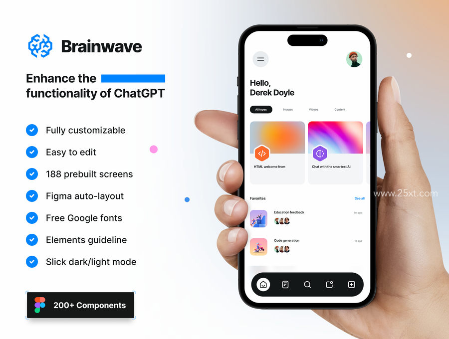 25xt-173146-Brainwave - AI iOS UI Kit1.jpg