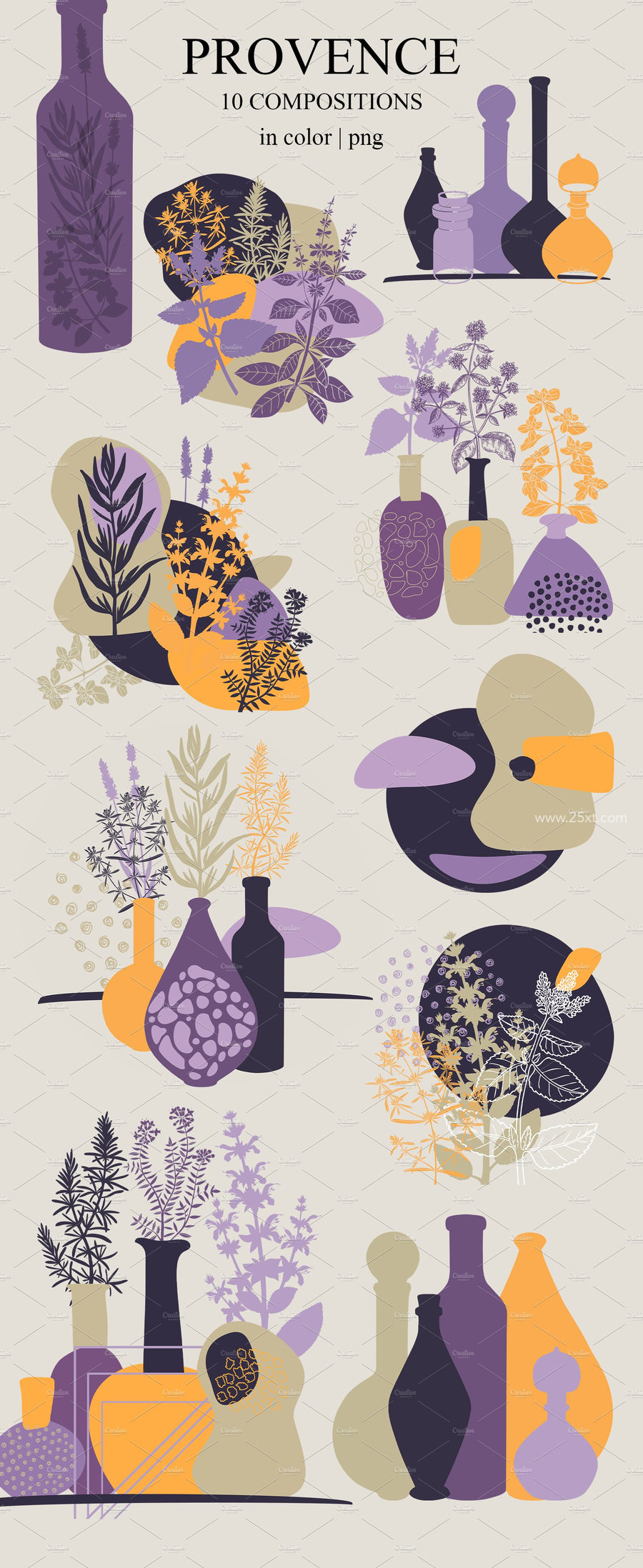 25xt-165206-Herbs of Provence. Floral collages5.jpg