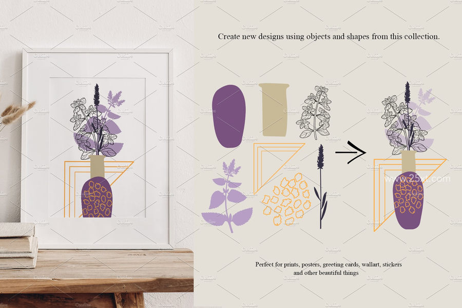 25xt-165206-Herbs of Provence. Floral collages11.jpg