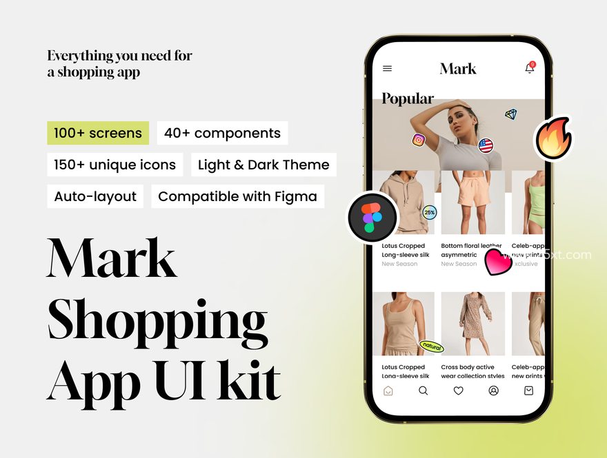 25xt-165296-Mark Shopping App UI kit1.jpg