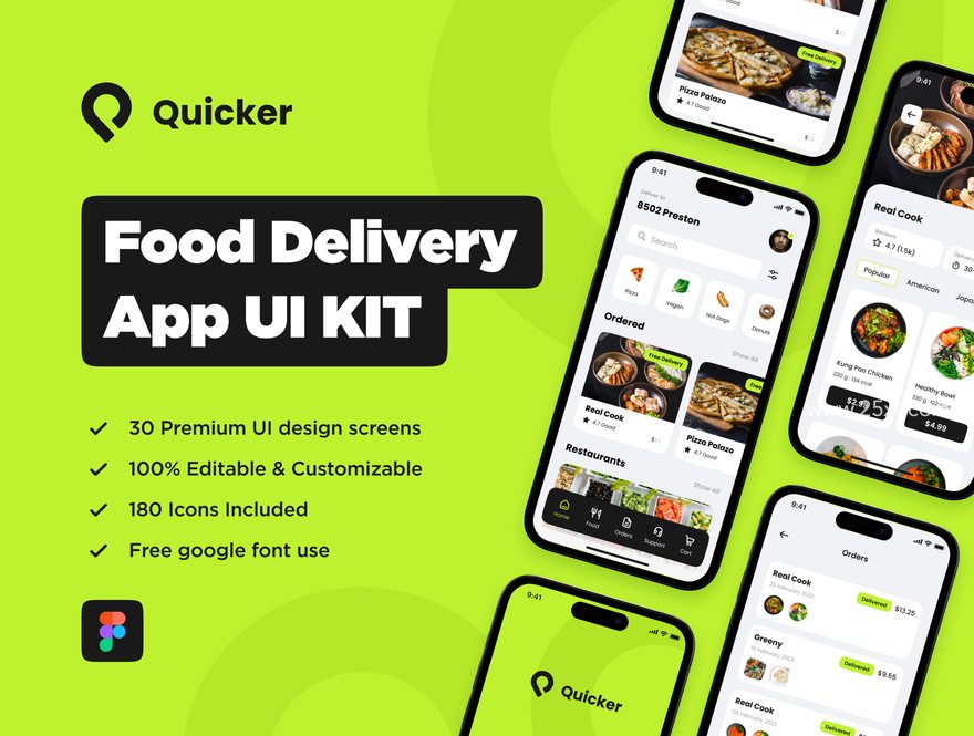 25xt-165408-Quicker Food Delivery App UI KIT1.jpg