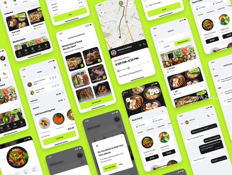 25xt-165408-Quicker Food Delivery App UI KIT6.jpg