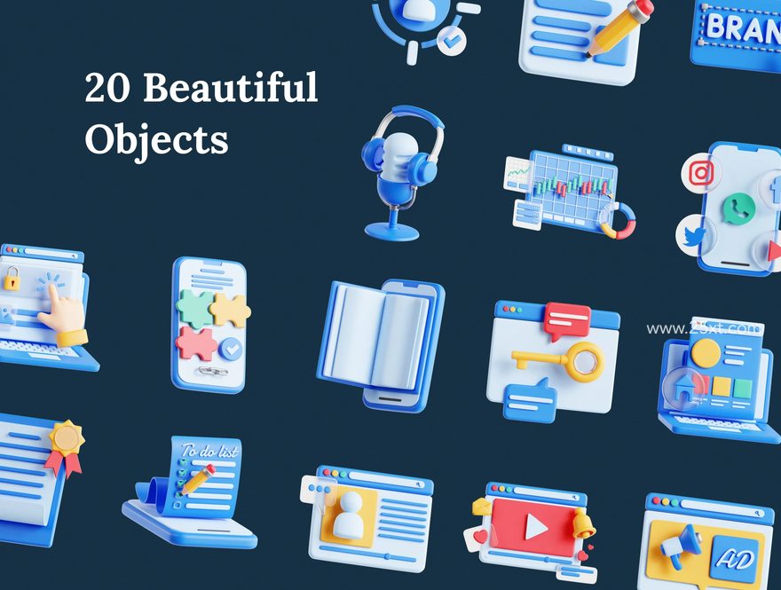 25xt-165508-Content Marketing 3D Icon Set6.jpg