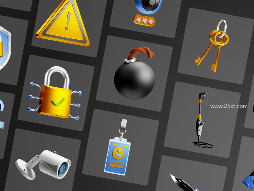 25xt-165544-30 3D Protection and Security Icon Set7.jpg