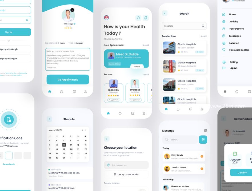 25xt-165709-MediCi - Doctor And Medical App UI Kit2.jpg