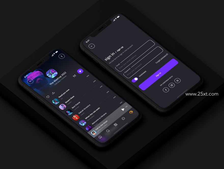 25xt-165712-Music app UI Kit11.jpg