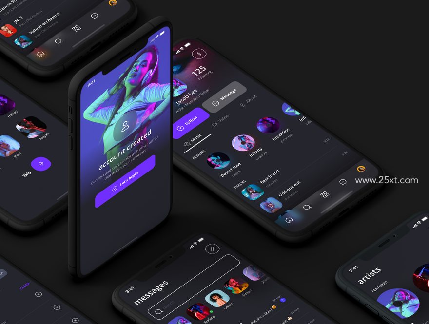 25xt-165712-Music app UI Kit10.jpg