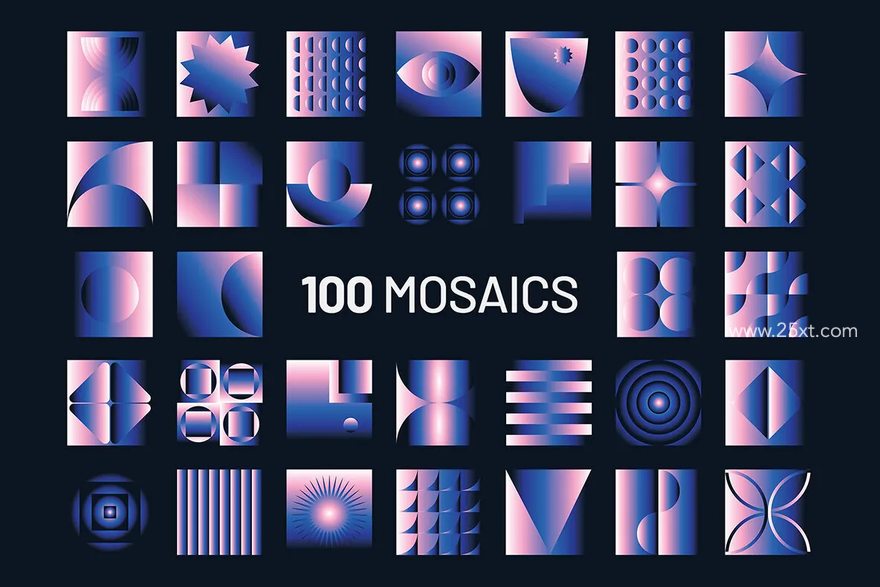 25xt-165800-Gradient Geometric Mosaics Graphics3.jpg