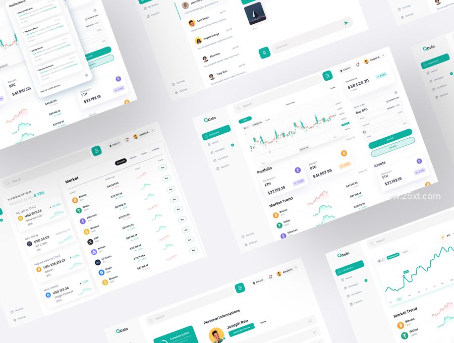 25xt-173625-Qcoin - Crypto Market Dashboard UI KIT (5).jpg