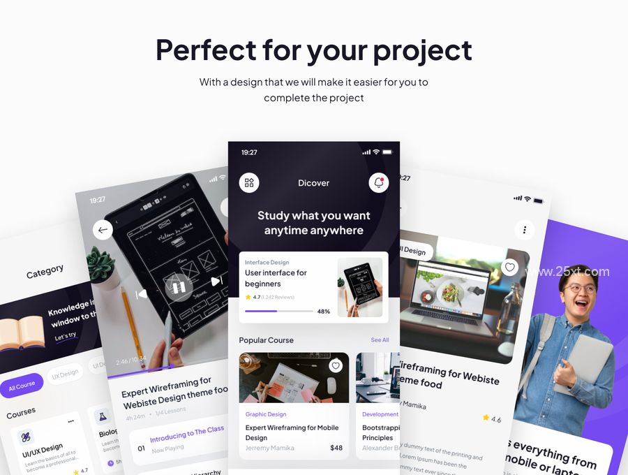 25xt-173627-Qursus - Online Course App UI Kit (6).jpg