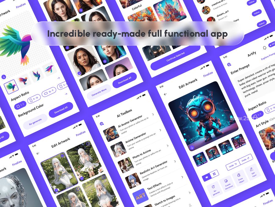 25xt-173746-Artify - AI Art Generator App UI Kit (6).jpg
