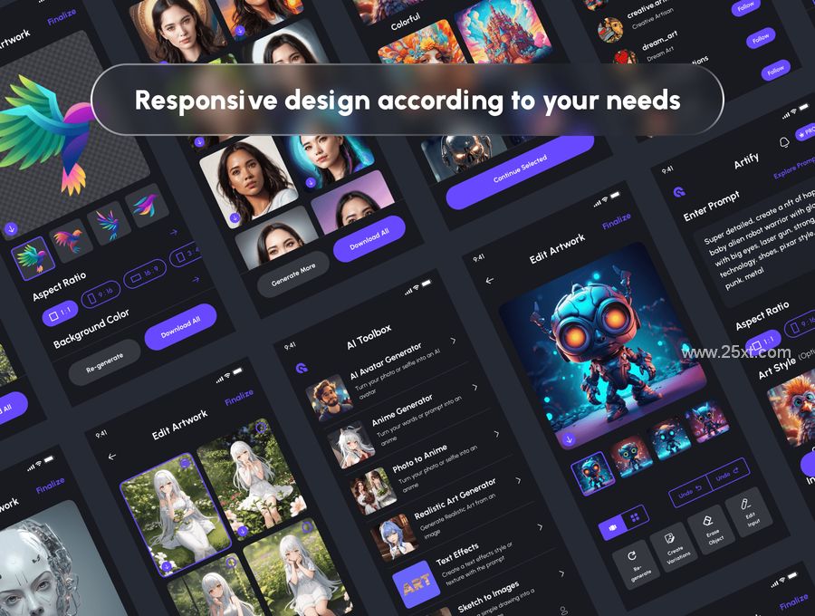 25xt-173746-Artify - AI Art Generator App UI Kit (3).jpg