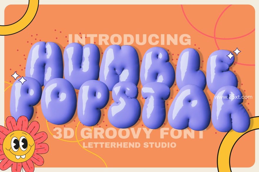 25xt-166007-Humble Popstar - 3D Groovy Font1.jpg