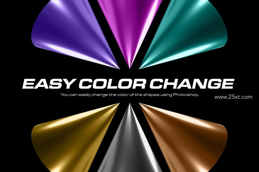 25xt-166012-Geometry Chrome 3D Shapes9.jpg