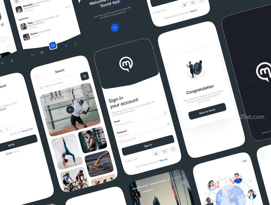 25xt-166049-MIMI - Social Media App UI Kit8.jpg