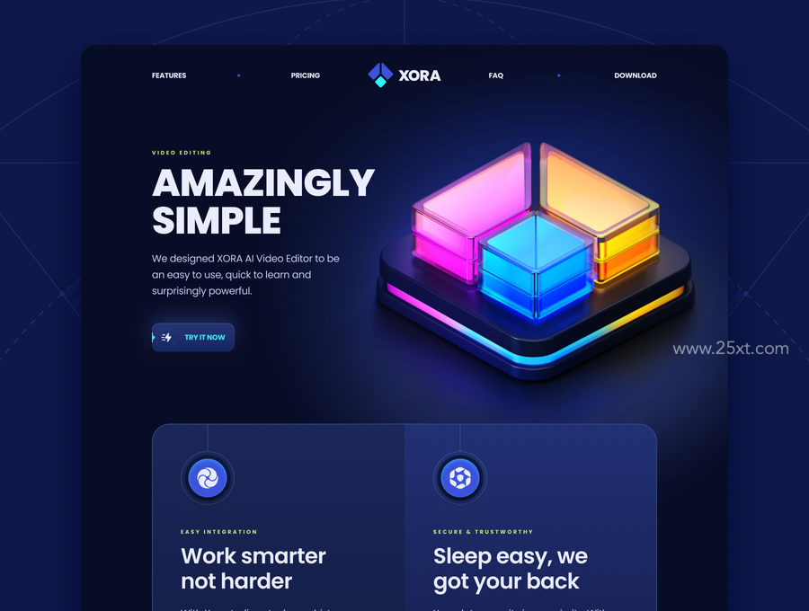 25xt-166080-XORA - SaaS Landing Page Kit2.jpg