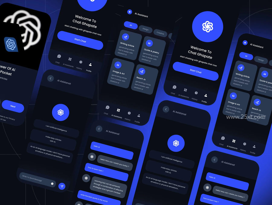 25xt-166166-Ai Assistant Chatbot Mobile Apps UI Kit3.jpg