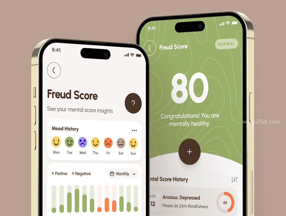 25xt-174190-freud UI Kit AI Mental Health App6.jpg