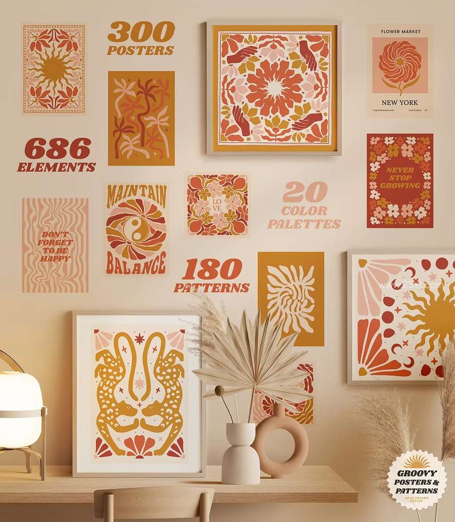 25xt-174230-Groovy Boho Posters Patterns Flower 70s8.jpg