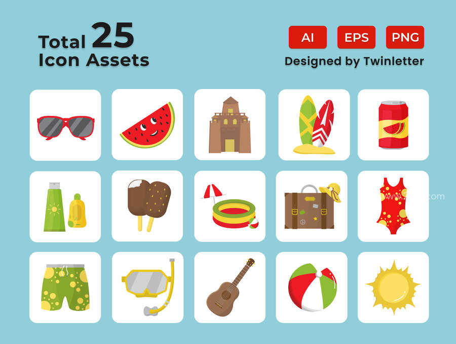 25xt-174251-Summer 2D Icon Illustration Set Vol 15.jpg