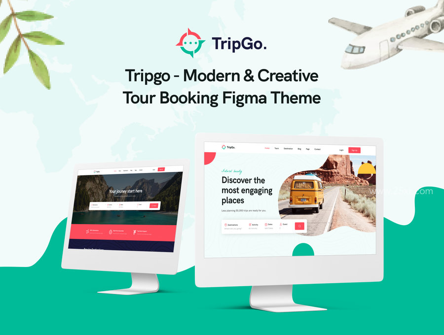 25xt-174371-Tripgo - Modern & Creative Tour Booking Figma Theme2.jpg