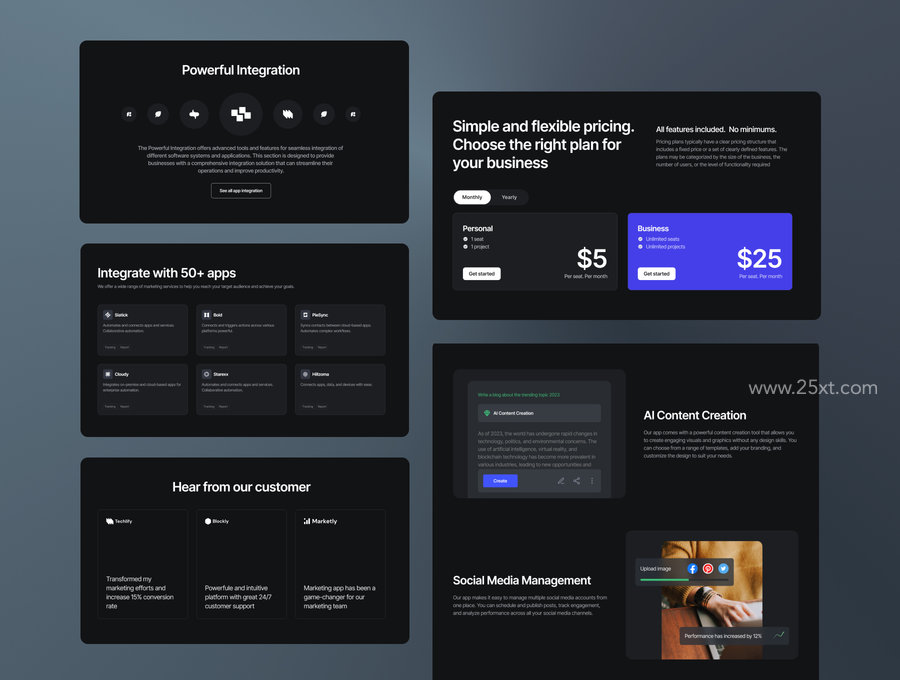 25xt-174524-Minimal SaaS Templates on Framer - Squareex3.jpg