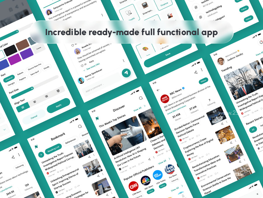 25xt-174527-Newsline - News App UI Kit3.jpg