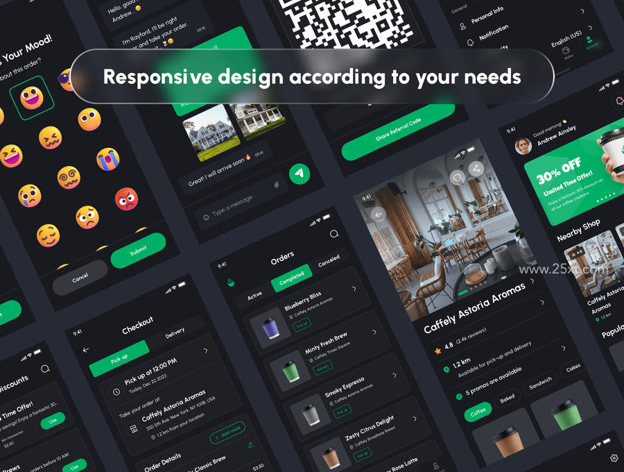 25xt-174609-Caffely - Coffee Shop App UI Kit5.jpg