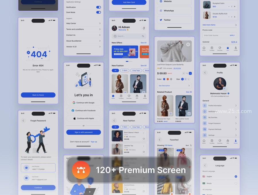 25xt-174621-E - Commerce Mobile App UI Kit3.jpg