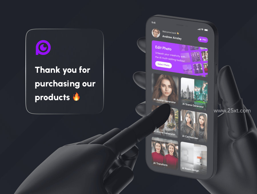 25xt-174657-Photofy - AI Photo Editor App UI Kit8.jpg