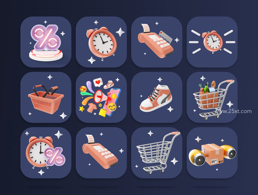 25xt-174970-E-Commerce Shopping And Marketing 3D Illustration and icon Pack7.jpg