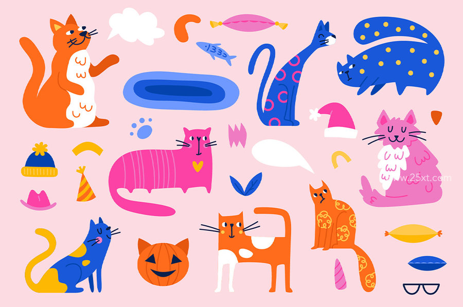 25xt-175130-CATS CLIPART + PATTERNS 9.jpg