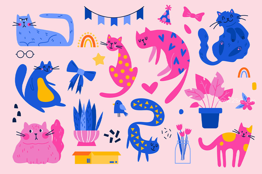 25xt-175130-CATS CLIPART + PATTERNS 5.jpg