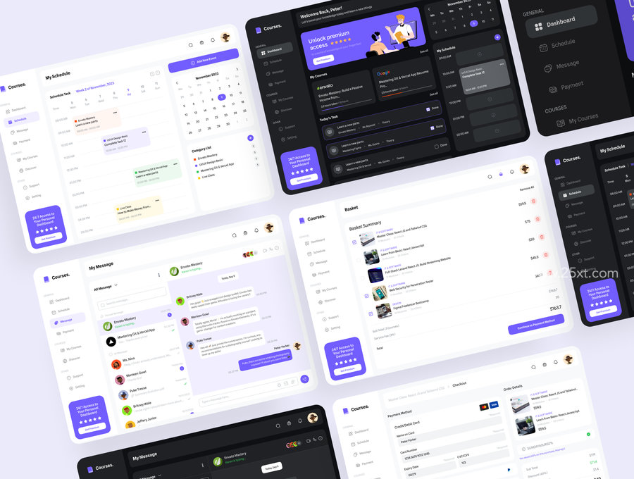 25xt-175326-Courses - Courses Dashboard UI KIT 7.jpg