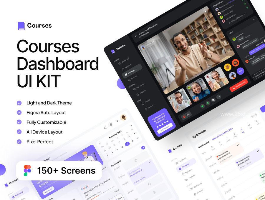 25xt-175326-Courses - Courses Dashboard UI KIT 1.jpg