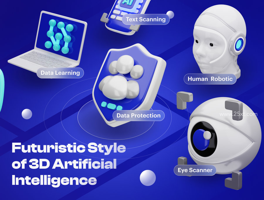 25xt-175337-Artificially - Artificial Intelligence 3D Icon Set 2.jpg