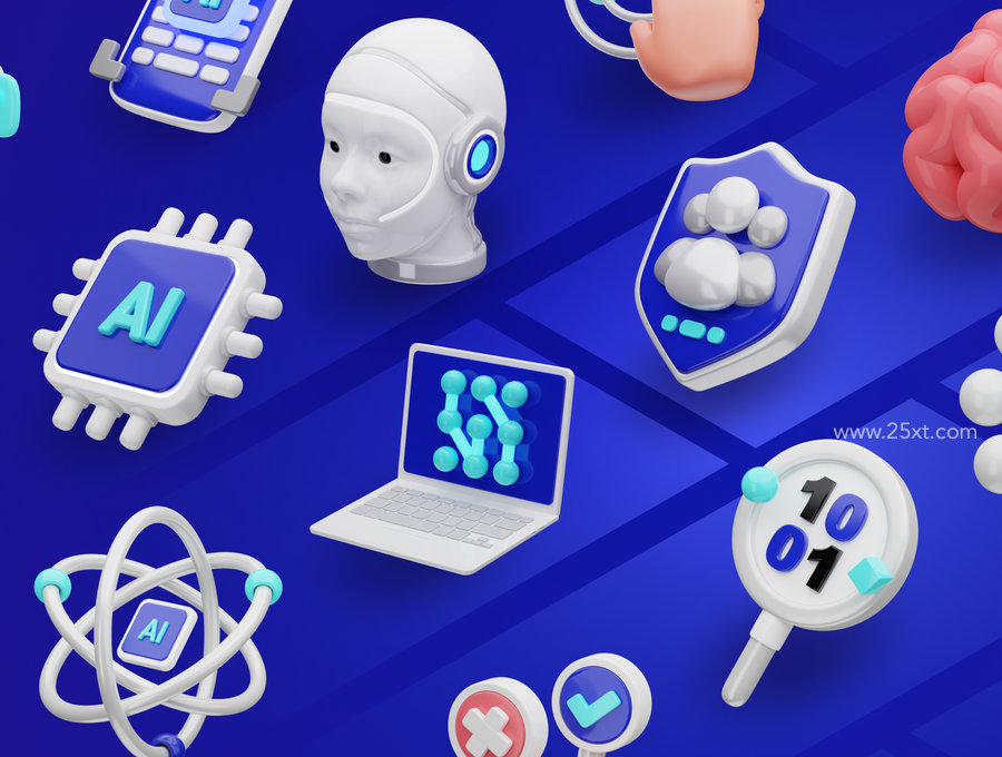 25xt-175337-Artificially - Artificial Intelligence 3D Icon Set 8.jpg