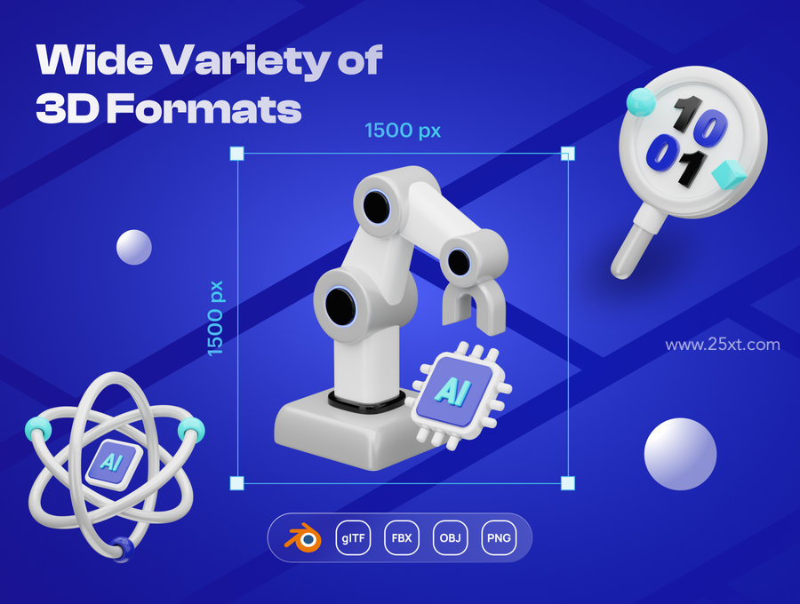 25xt-175337-Artificially - Artificial Intelligence 3D Icon Set 4.jpg