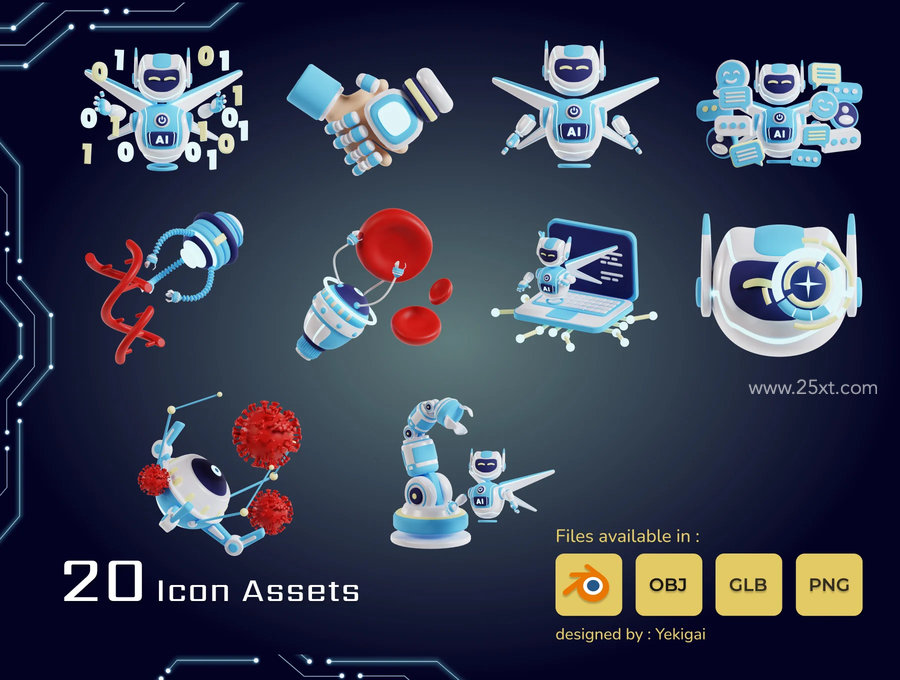 25xt-175343-Artificial Intelligence 3D Icon Pack 2.jpg