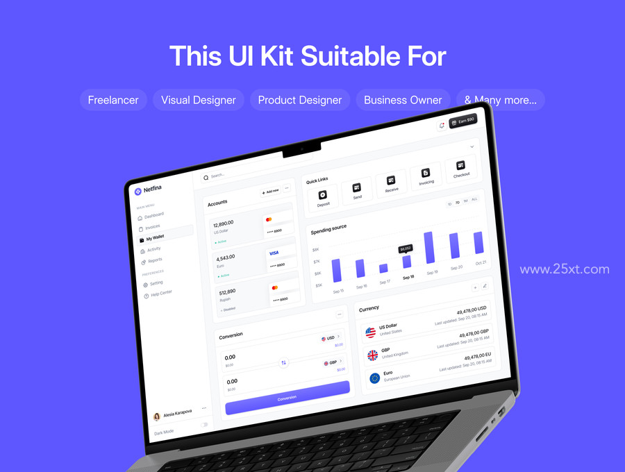 25xt-175451-Netfina - Financial Management Dashboard UI Kit 3.jpg