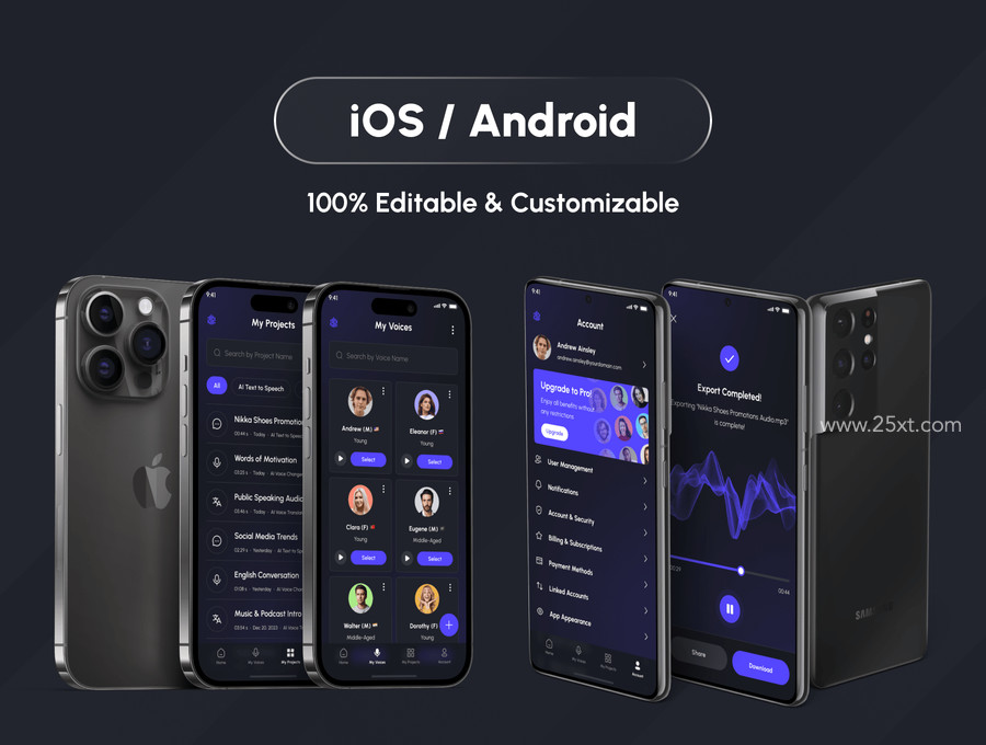 25xt-175468-Voicify - AI Voice Generator App UI Kit 7.jpg