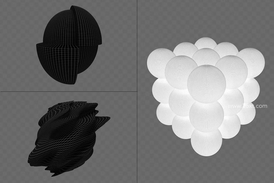 25xt-175954-390+ Lines & Dots 3D Shapes 4.jpg