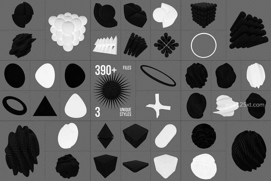 25xt-175954-390+ Lines & Dots 3D Shapes 19.jpg