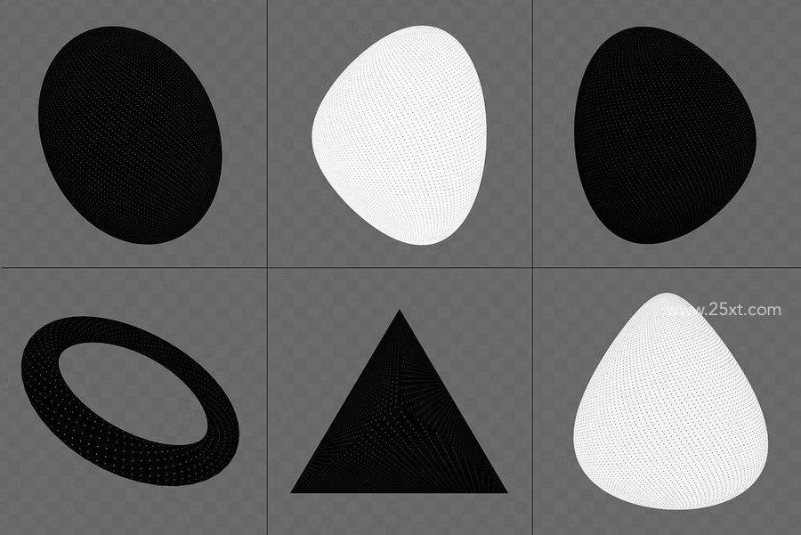 25xt-175954-390+ Lines & Dots 3D Shapes 10.jpg