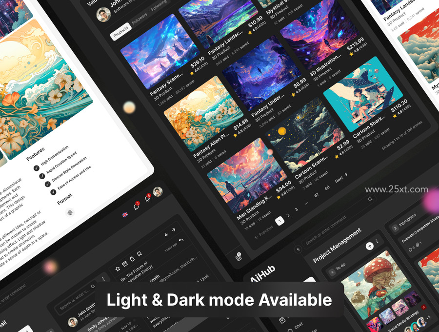 25xt-176257-AiHub - Admin Dashboard Management - UI KIT 6.jpg