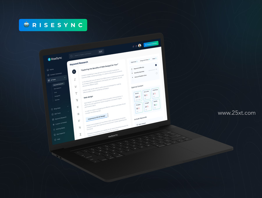 25xt-176354-RISESYNC - Ai Writing Tool Dashboard UI Kit5.jpg