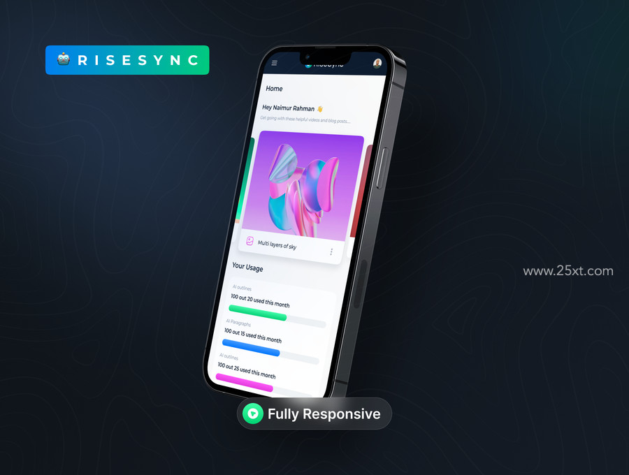 25xt-176354-RISESYNC - Ai Writing Tool Dashboard UI Kit6.jpg