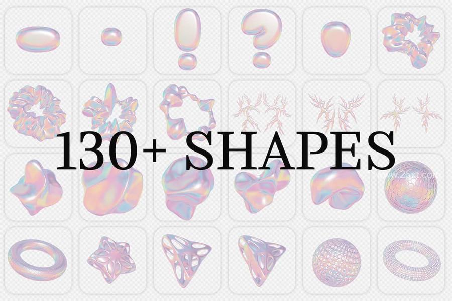 25xt-176411-Psychedelic - 3D Shapes & Objects Graphic 8.jpg